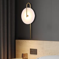 إضاءة حائط ب3 اضاءات متغيرة لون ذهبي