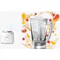 خلاط ومطحنة 2 في 1 من باناسونيك لون ابيض بقوة 450...