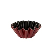 قالب كيك مموج نيوفلون لون احمر مقاس 16 سم