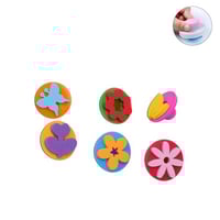 مجموعة طابعات إسفنجة بأشكال متنوعة بألوان متعددة -...