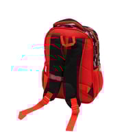 شنطة ظهر شكل ماكس ماستر مع مقلمة لون اسود و احمر