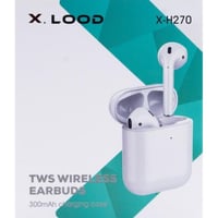 سماعه ايربود بلوتوث من اكس لود لون ابيض - X-H270
