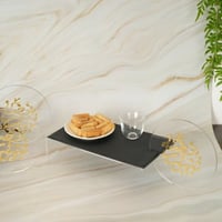 ستاند تقديم الحلوى اكريلك وجلد بعبارة (شهر رمضان)...