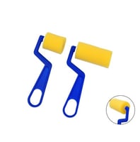 طقم إسفنجة رول ذات مقبض بلاستيك لأعمال الرسم و الت...