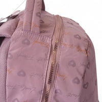 شنطة مدرسية مع مقلمة لون وردي