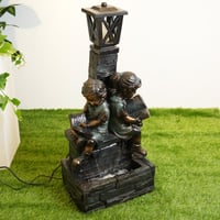 نافورة مياة بتصميم أطفال صغار مقاس 90x40x28 سم