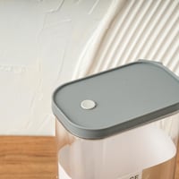 علبة اكريلك لحفظ البقوليات بتصميم مميز بغطاء محكم...