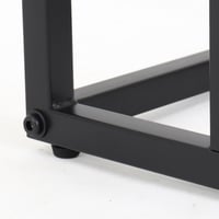 طاولة خدمة بتصميم مميز بلون رمادي مقاس 40x30x60 سم