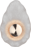 إضاءة حائط بلون انارة اصفر بتصميم مميز لون ذهبي