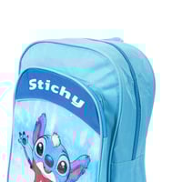 شنطة ظهر مدرسية بتصميم كرتوني لون ازرق مقاس 30x35...