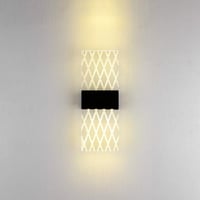 إضاءة حائط ب3 اضاءات متغيرة لون اسود