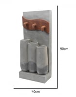 نافورة علي شكل صنبور بثلاث مستويات لتدفق المياه مق...