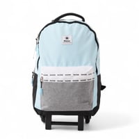 شنطة مدرسية ترولي بوز بلون أزرق ورمادي مريحة وعملي...