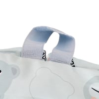 شنطة ظهر مدرسية بتصميم دب للاطفال لون اخضر