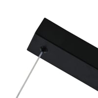 ثريا معلقة ليد مودرن هندسية – 19 وات باللون الأسود