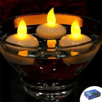 شموع مضيئة صغيرة الحجم نعمل بالبطارية -12 حبة