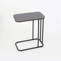 طاولة خدمة جانبية خشب بقاعدة حديد بتصميم انيق بالل...