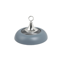 سخان طعام بتصميم مميز بلون أزرق ضبابي وفضي مقاس صغ...