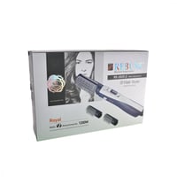 مصفف الشعر الاحترافي فرشتين باللون أزرق و أبيض - 1...