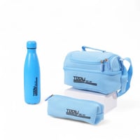 مجموعة شنطة ظهر مدرسية تولي 4 في 1 بتصميم عصري لون...