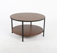 طاولة جانبية دائرية مزدوجة الطبقات بتصميم مودرن 80...