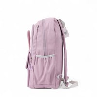 شنطة ظهر مدرسية للبنات بتصميم الأرنب لون وردي جذاب