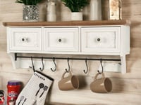 دولاب جداري بحامل أكواب لأدوات القهوة مقاس 75×15×3...