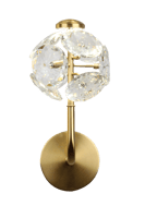 اضاءة جداريه مفرد ب3 اضاءات متغيرة لون ذهبي