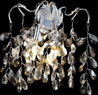 إضاءة حائط مفرد بتصميم عصري لون فضي