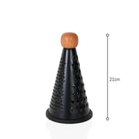 مبشرة بتصميم دائري من الستانلس ستيل لون اسود مقاس...