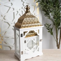 طقم فوانيس رمضانية أنيقة بتصميم مزخرف – قطعتين