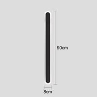 إضاءة حائط بلون انارة اصفر بتصميم مميز لون اسود