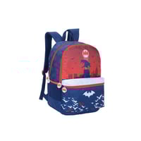 شنطة ظهر مدرسية مع مقلمة بتصميم الرجل الوطواط لون...