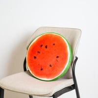 خدادية بتصميم بطيخة بالوان متعددة مقاس 40x38 سم -...