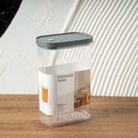 علبة اكريلك لحفظ البقوليات بتصميم مميز بغطاء محكم...