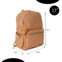 مجموعة شنطة ظهر مدرسية تولي 4 في 1 بتصميم قلب لون...