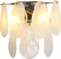 إضاءة حائط مفرد بتصميم مودرن لون ذهبي