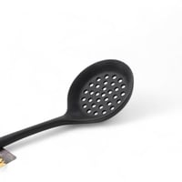 مغرفة مثقبة سيليكون مقاومة للحرارة – أسود