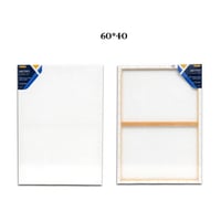 لوحة كانفس للرسم لون ابيض مقاس 60x40 سم