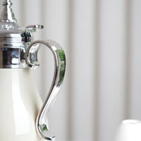 ترمس قهوة وشاي حراري بلون بيج – 500 مل