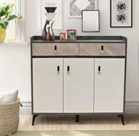 خزانة أحذية مودرن خشب بالوان متعددة مقاس 95x33x100...