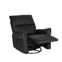 كرسي استرخاء بتصميم عصري أنيق مع جيب جانبي لون أسو...