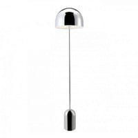 اباجورة ارضية معدن بتصميم عصري لون فضي