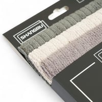 طقم مناشف تنظيف بألوان متعددة – 3 قطع