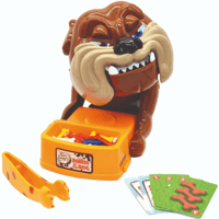 لعبة الكلب يعض للاطفال لون بني