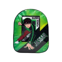 حقيبة ظهر شكل جسار لون اسود و اخضر مقاس 32x10 سم