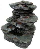 نافورة مياة ريزين مصممة على شكل صخري مقاس 50×53 سم