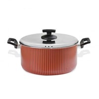 قدر نيوفلون بغطاء و يد جانبية - مقاس 32 سم