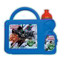حقيبة لانش بوكس معها زمزمية بتصميم شخصيات أبطال ال...