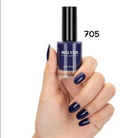 طلاء اظافر من بولفير لون ازرق غامق - رقم 705